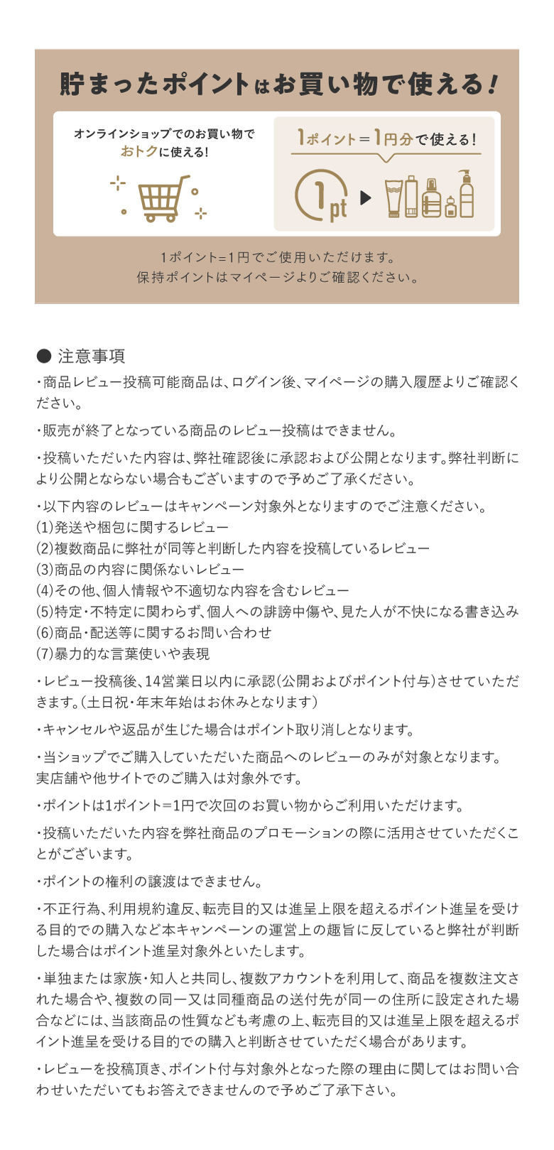 レビュー投稿で500ptプレゼント